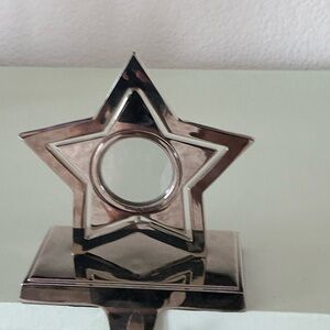 Silver Star Stocking Holder.